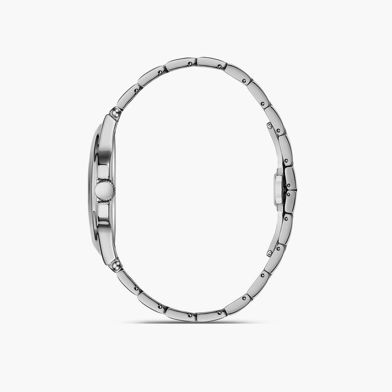 OMAX ساعة أومكس للرجال بتصميم فضي مع قرص تركوازي - Image 2